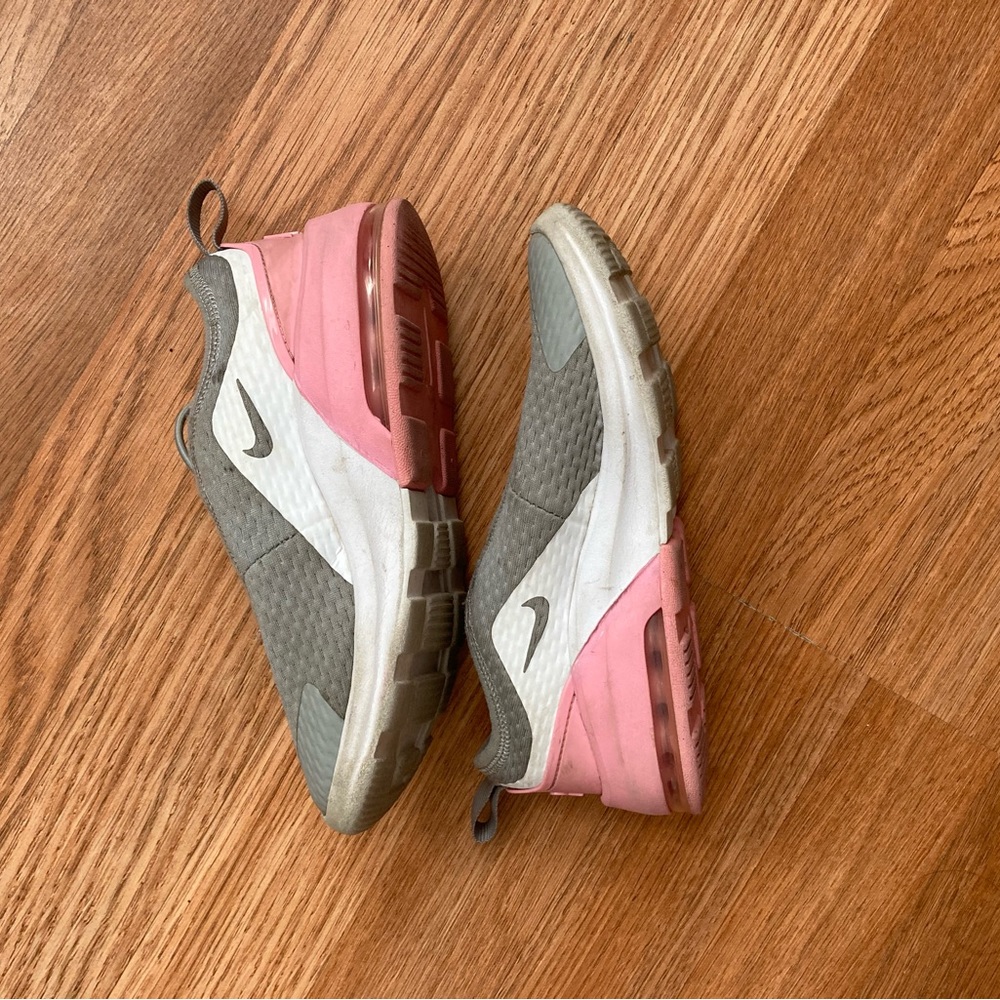 Girls 13C Nike Air Pink/Gray/White Shoes